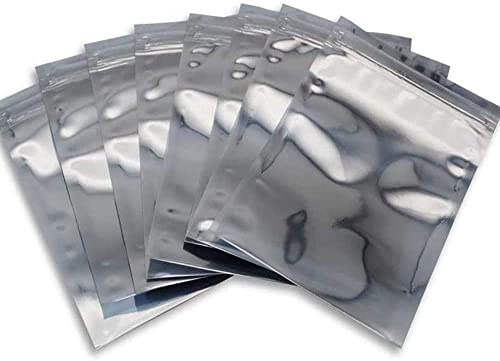 ESD Beutel, 100 Stück Antistatikbeutel 18x26 cm Abschirmbeutel ESD Tüten Ziplock Wiederverschließbare Verpackung für Computerzubehör und Elektronisches Gerät