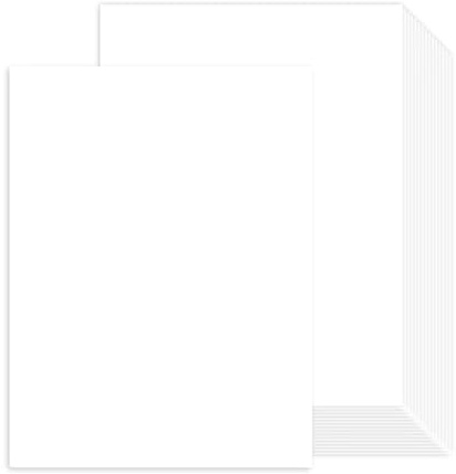 100 Blatt Weiß Kartonpapier A4 250g/m² Dickes Papier A4 zum Drucken | Goefun Weißes Tonpapier für Einladungen, Menükarten, Hochzeit, DIY-Karten