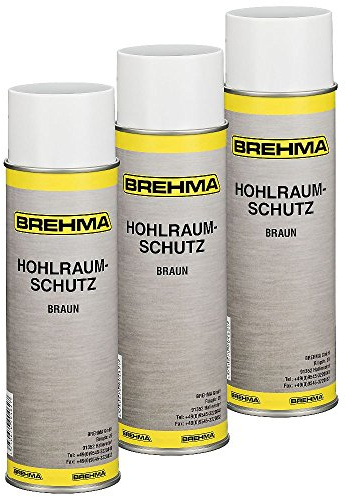 BREHMA 3X Hohlraumschutz Hohlraumversiegelung Spray 500ml Wachs