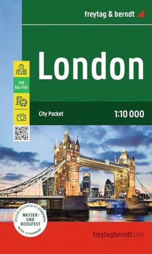 freytag & berndt Innenstadtplan London 1:10.000: City Pocket, wasserfest und reißfest