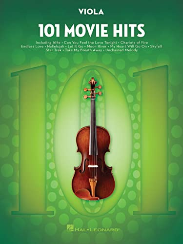 101 Movie Hits für Viola | Notenbuch für Fortgeschrittene zum Selbststudium | Songbook mit Filmmusik für Schüler, Lehrer und erwachsene Musiker | ... Aufführungen, Vorspiele und zum Üben (ALTO)