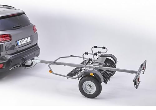 Mottez A144V4ELEC - Fahrradträger für 4 E-Bikes auf Anhängerkupplung