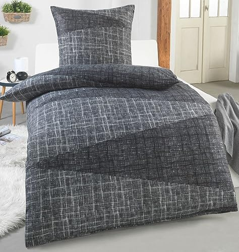 DreamHome Warme Winter Mikrofaser Termo Fleece Bettwäsche 135x200 155x220 200x200 für die Kaltejahreszeit Modern, Größe:135 x 200 cm, Design - Motiv:Design 1
