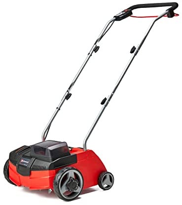 Einhell Akku-Vertikutierer-Lüfter GC-SC 36/31 Li-Solo Power X-Change (Lithium-Ionen, 36 V, 31 cm Arbeitsbreite, 3-in-1-Kombi, kugelgelagerte Messerwalze mit 8 Messern, ohne Akku und Ladegerät)