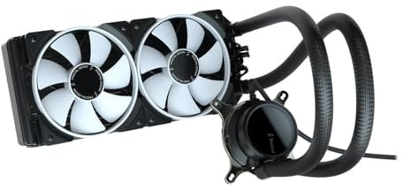 Fractal Design Celsius+ S24 Prisma PWM ARGB 240mm Silent Performance Slim Radiator AIO CPU Wasserkühlung, Liquid/Water Cooler