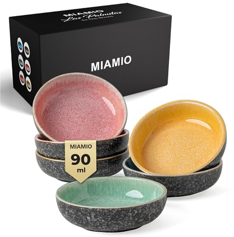 MIAMIO - Schüsseln 90 ml - Las Palmitas Collection (Dunkelgrau)