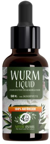 Nature Animal® Wurm Liquid für Hund & Katze – die natürliche Art zur Entwurmung – flüssige Wurmkur hochdosiert, vegan Oil mit hoher Qualität – aus Liebe zu Ihrem Vierbeiner