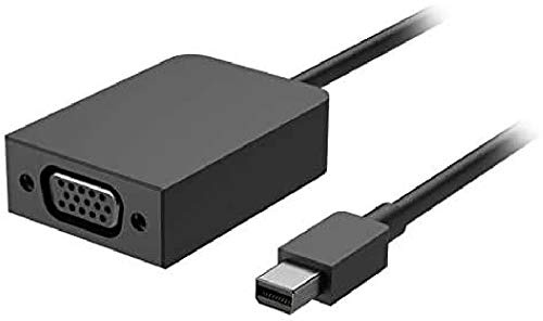Microsoft VGA CABL Mini DisplayPort VGA (D-Sub) schwarz - Videokabel-Adapter (Mini DisplayPort, VGA (D-Sub), männlich, weiblich, Schwarz, 1920 x 1200 Pixel