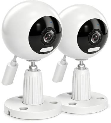 Überwachungskamera Innen, 3MP 5G WLAN Kamera Überwachung Indoor Aussen für Zuhause, Familie, Baby, Hundekamera mit APP, Farb-Nachtsicht, Bewegungserkennung, 2-Wege-Audio, SD/Cloud, IP66, 2er Set