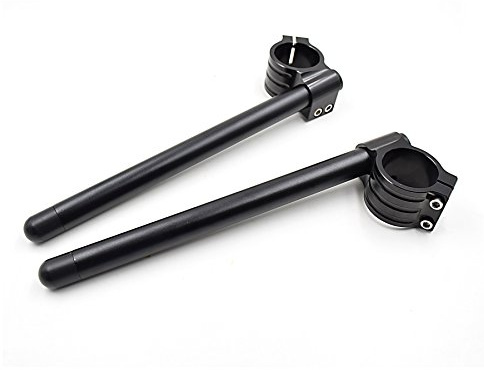 Fullibars Ø 41mm stummellenker für CB750 1991-2003 SV650 1999-2009 GSF400 Bandit Katana moto gabel Ø 41mm cafe racer stummellenker mit Lenkrohre 22.2mm aus Aluminium