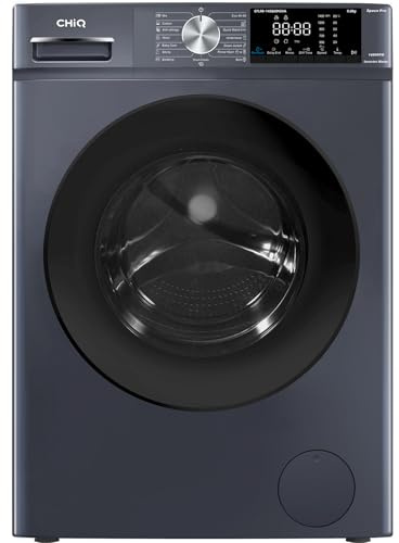 CHiQ Waschmaschine Frontlader 9 kg, große Trommel, 1400 U/min, Inverter | 60 x 58 x 85 cm (B x T x H)|16 programme, Auto Clean, Dampf, Schnellwaschgang, CFL90-14586IM3XA
