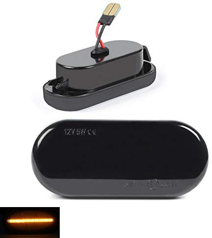 DoLED LED Seitenblinker Blinker schwarz black smoked D28I23O13-1-B
