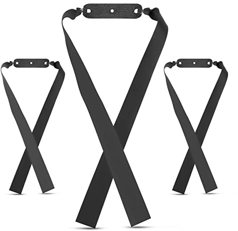 MAJESTY FOREST 3x Premium Steinschleuder Gummi – Ersatzgummi für Zwille | Extra kräftiger Zuschnitt – große Pouch – 0,8 mm stark – robust & langlebig – für Steinschleudern mit Flachbandaufnahme