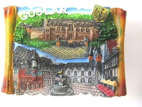 Goslar Magnet Poly Rolle 7 cm,Souvenir Germany,Deutschland,Neu