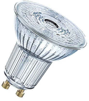 Osram Base PAR16 LED-Reflektorlampe mit GU10-Sockel, 4.3 W, Warmweiß, 10 Stück (1er Pack)