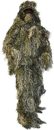 normani Tarnanzug, Ghillie Suit, bestehend aus Jacke, Hose, Gewehr- und Kopfbedeckung inkl Tragetasche