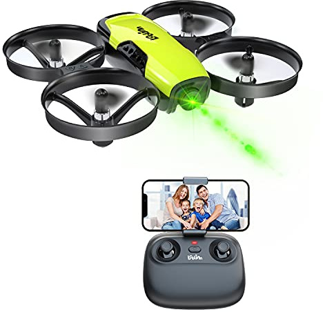 Loolinn | Drohne mit Kamera als Geschenk für Kinder - Mini Drohne Ferngesteuert mit Video & Fotos / 21 Minuten Flugzeit/Geprüftes C0-Zertifikat (DREI Batterien Mitgeliefert)