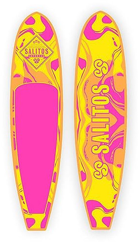 Salitos Stand-Up-Paddle-Board Pink SUP Komplettset