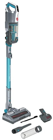 Hoover H-Free 500 Hydro Plus Akku Saugwischer mit Licht – 3-in-1 Staubsauger mit Wischfunktion & Handsauger – 30 Min. Laufzeit – mit Staubbürste, Fugendüse & Minidüse – Wischsauger mit Parkfunktion