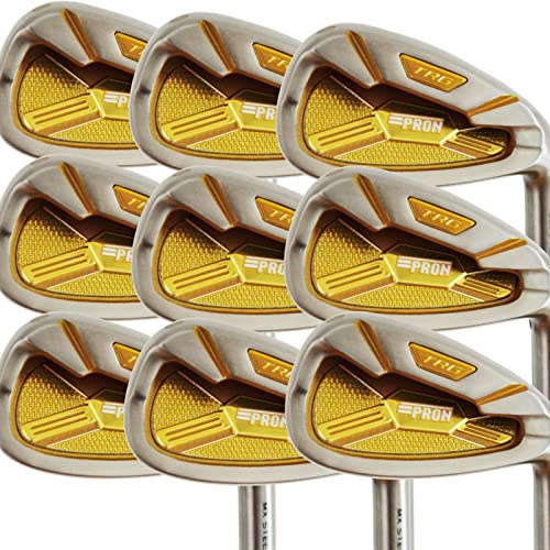 Japan Iron Herren Golfschläger-Set, 4-P, A, Sw, TRG21 Modell, Chrom-Finish, Matrix-Buntstahl, Regular Flex, Graphitschaft, Grip Mid, Plus Länge, 9 Stück