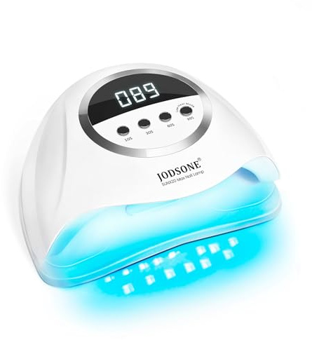 JODSONE 320W UV Lampe für Gelnägel mit Auto-Sensor, 72 LEDs & 4 Timern – Professioneller Nageltrockner für Finger-/Zehennagel, passend für alle Gel Nagellack, Gelnägel & Shellac