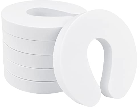Fousenuk Kindersicherung Tür, 6 Stück Türstopper, Klemmschutz für Türen, Türschutz, Türstopper Kinder, Fingerklemmschutz Baby, Schaumstoff Kinder Sicherung Klinke Extra Breit Haustiere Schützen