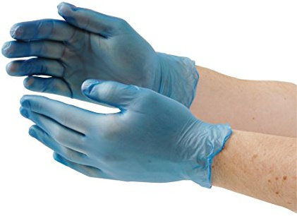 Vogue Vinylhandschuhe Blau puderfrei S