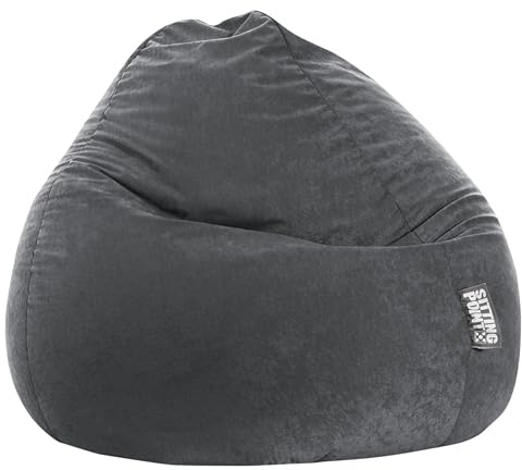 SITTING POINT only by MAGMA Sitzsack Easy XXL ca. 300 Liter anthrazit