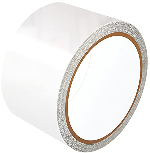 LANUCN PVC Planen Reparatur Set, Durchsichtig 5cm x 5m Flicken UV-beständig Tape für PVC-beschichtetes Sonnenschirm, lkw abdeckplane, Nylon, Zelt, Markisentuch