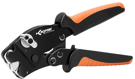 KF CPTEC Aderendhülsenzange, 0,08–16 mm² | AWG 30–5, selbsteinstellend, Ratschenmechanik, Vierkantpressung