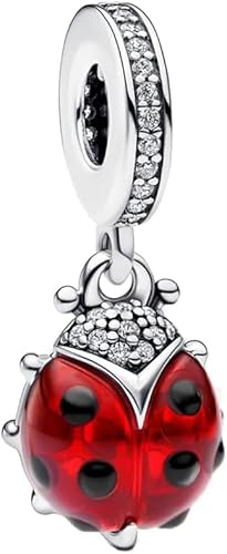 Pandach Damen Charm Anhänger für Armband 925 Sterling Silber Charms Beads passend für Armband und Halskette, Kompatibel mit Europäischen Armbänder für Frauen Mädchen