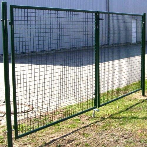 Doppelflügeltor Gartentor Gartenzaun Tor Doppeltor Flügeltor Hoftor Gittertor 400 x 160 AWZ