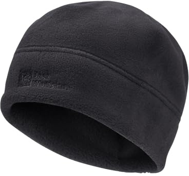 Jack Wolfskin Unisex Vertigo Beanie Mütze, Schwarz, Einheitsgröße EU