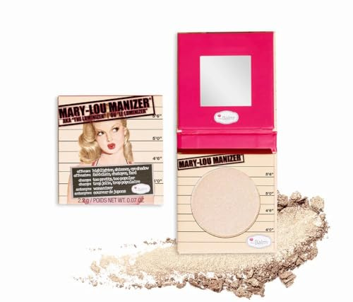 TheBalm Mary-Lou Manizer Travel-Size Highlighter 2,7g - Champagner-Luminizer für strahlenden Teint
