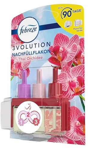 Febreze 3Volution Duftstecker Thai Orchidee, Nachfüller, Raumduft und Lufterfrischer
