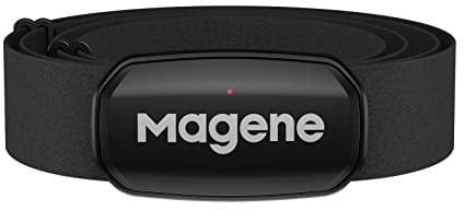Magene H303 Pulsmesser Brustgurt HRM Fitness Tracker IP67 wasserdichte Unterstützung Bluetooth 4.2 und ANT+, Kompatibel Wahoo, Zwift, Strava