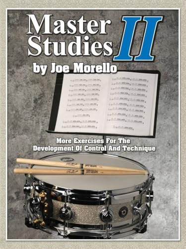 Master Studies II Drums (Book): Noten für Schlagzeug: More Exercises for the Development of Control and Technique