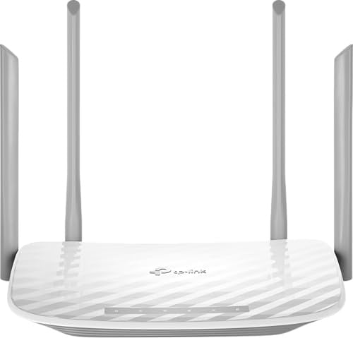 TP-Link Archer C50 AC1200 Dualband WLAN Wireless WiFi Router(Unterstützt Keine DSL-Funktion, 300 Mbit/s(2.4GHz)+867 Mbit/s(5GHz), App Steuerung, IPv6, USB 2.0, Print/Media/FTP Server)