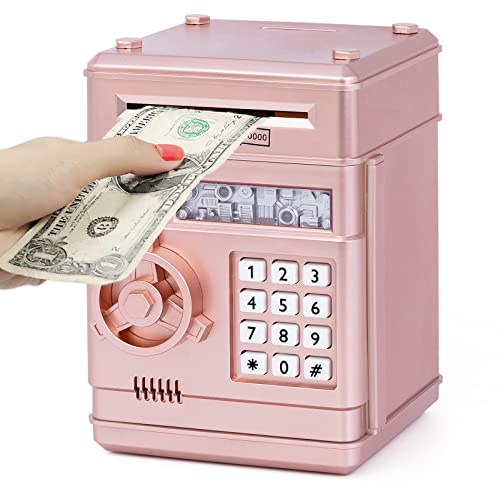 Highttoy ATM Elektronische Münze Geldbank Spardosen für Kinder