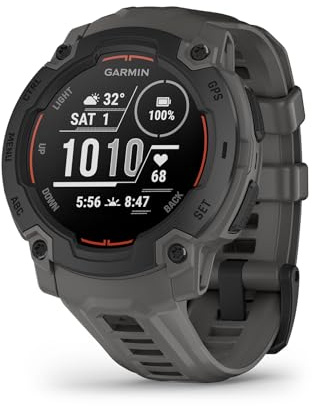 Garmin Instinct E 45mm – GPS-Multisport-Smartwatch, 0,9" Display, bis zu 16 Tage Akkulaufzeit, 60+ Sport-Apps, Coach, Multi-Satellitenempfang, Notifications