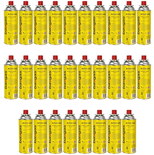 Ecolle Gaskartuschen Butangas Gas 227g 520ml Campinggas Campingkocher Bunsenbrenner Gaskocher, Gasheizung, Gasbrenner, Lötbrenner (28)
