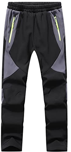 BenBoy Kinder Softshellhose Gefüttert Skihose Wasserdicht Schneehose | Winter Thermohose Jungen Mädchen Wanderhose Outdoorhose