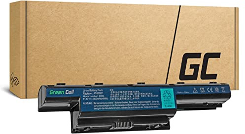 Green Cell® Standard Serie Laptop Akku AS10D31 AS10D3E AS10D41 AS10D51 AS10D61 AS10D71 AS10D73 AS10D75 AS10D81 für Acer/eMachines/Packard Bell (6 Zellen 4400mAh 10.8 V Schwarz)