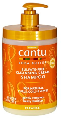 Cantu Reinigungscreme-Shampoo, sulfatfrei, in Salongröße, 709 g