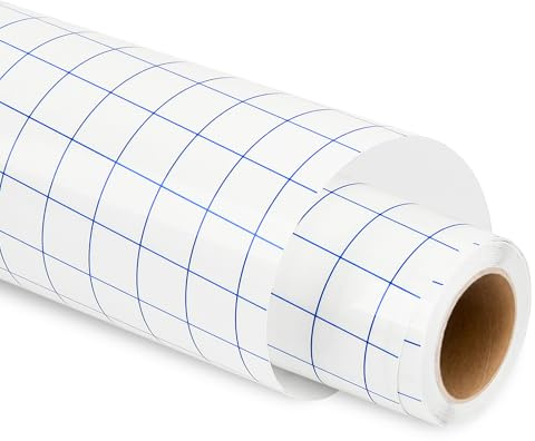 Lya Vinyl Transferfolie Plotter für Plotterfolie - 30,5 x 457,5cm Blau Übertragungsfolie Plotter for Cricut, Silhouette Cameo, Cricut Transferfolie für Dekoration