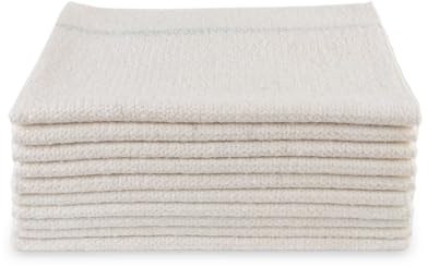 Hypafol Scheuertuch 60x70cm 10 Stück | Bodentuch, mühelose Reinigung |vielseitig verwendbare Putzlappen, hohe Saugkraft, Waschmaschinengeeignet, weiß | Nadelvliestuch für verschmutzte Oberflächen (10)