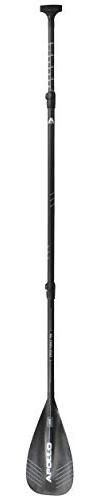 Apollo Carbon Paddel, SUP Paddel, 3-teiliges Paddel für Stand-Up-Paddling, 180-220 cm, Stechpaddel aus Carbon und Fiberglas für Kinder und Erwachsene