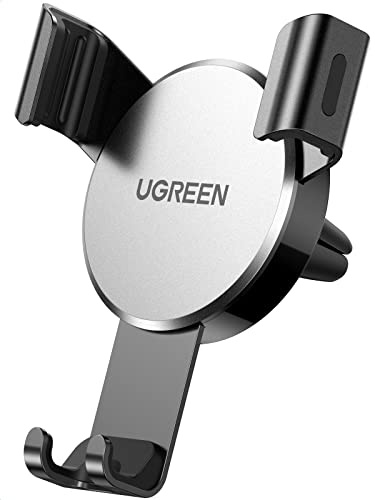 UGREEN Kfz-Handyhalterung für Lüftungsschlitze, Schwerkraft-Halterung, rüttelfest, universal, verstellbar, kompatibel mit iPhone 17 16 15 14 13 12Pro Max, Samsung Galaxy S24 Ultra S23 und weiteren