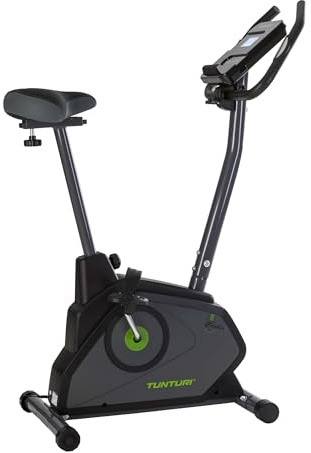 Tunturi Cardio Fit E30 Ergometer Heimtrainer - Fahrradtrainer - Fitnessfahrrad -Fahrradergometer - Hometrainer mit Handpulssensoren + Tablethalterung - Magnetbremssystem und LCD-Bildschirmanzeige