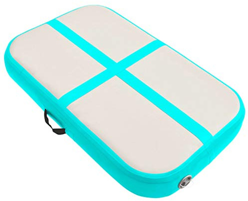 vidaXL Gymnastikmatte Aufblasbar PVC Pumpe Tumbling Turnmatte mehrere Auswahl